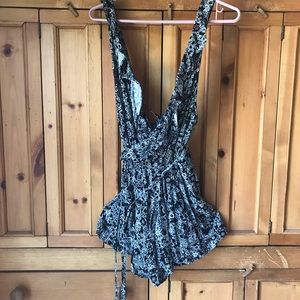 Free People low cut romper!